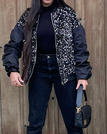 Bomber à sequin