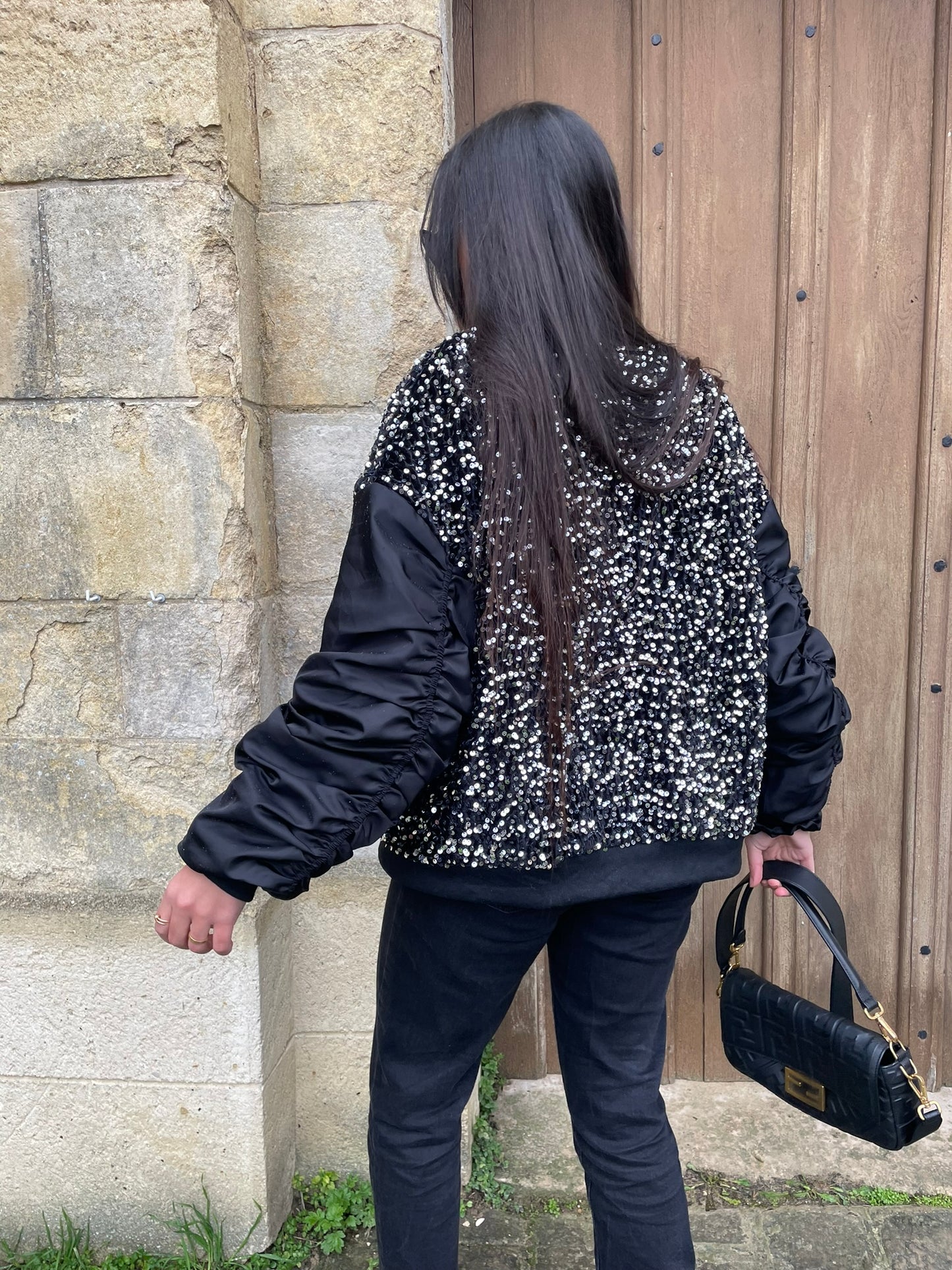 Bomber à sequin