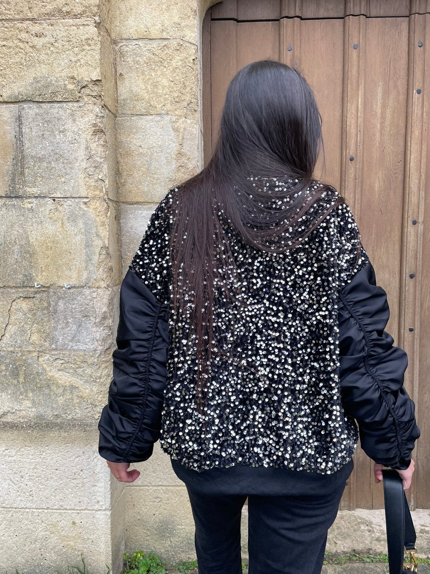 Bomber à sequin