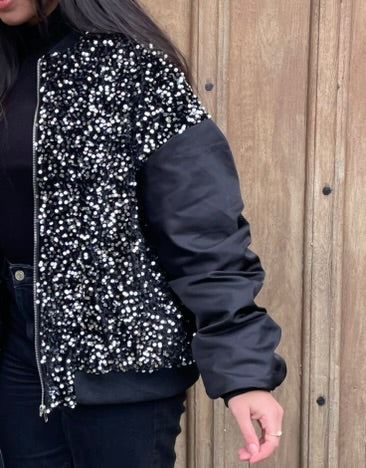 Bomber à sequin